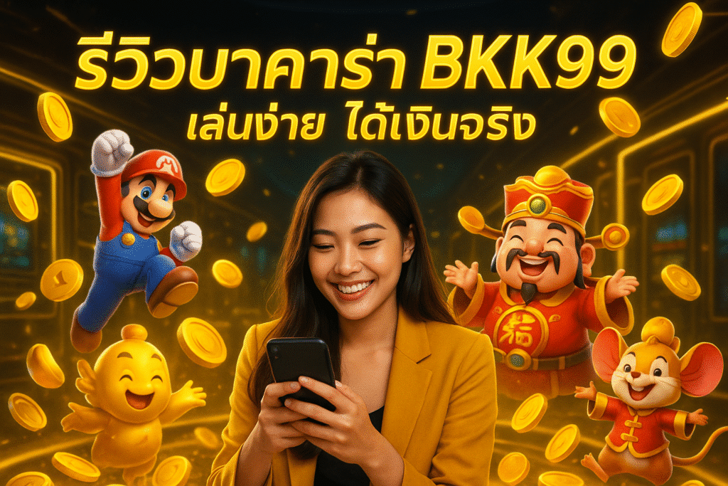 รีวิวบาคาร่า BKK99 เล่นง่าย ได้เงินจริง