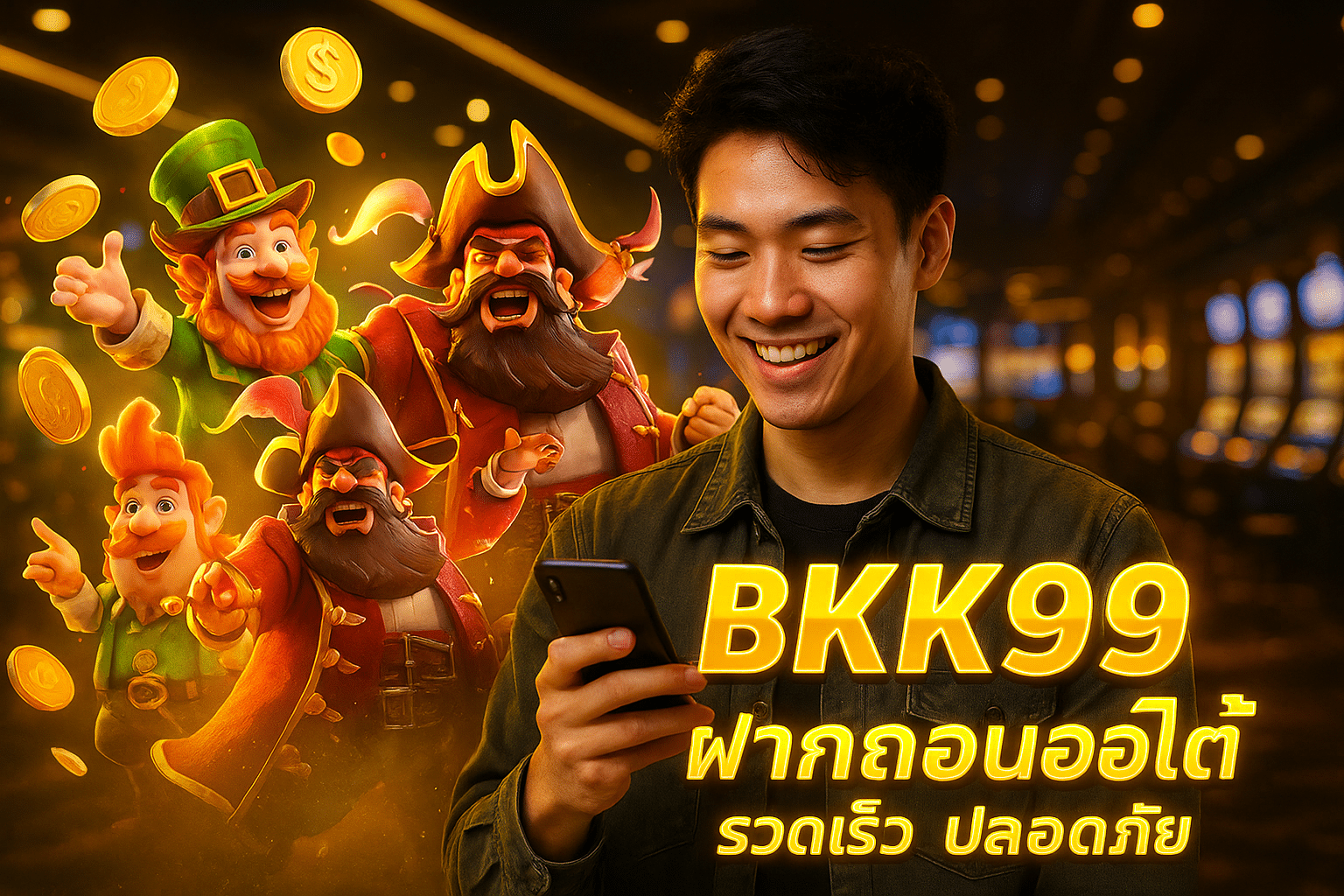 BKK99 ฝากถอนออโต้ รวดเร็ว ปลอดภัย