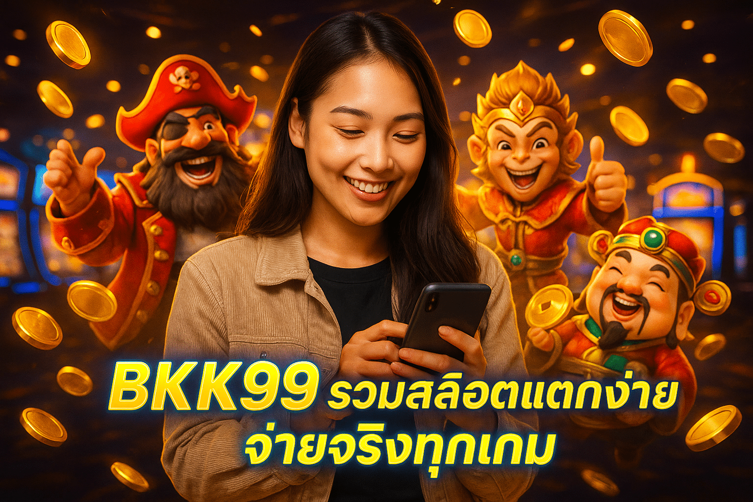 BKK99 รวมสล็อตแตกง่าย จ่ายจริงทุกเกม