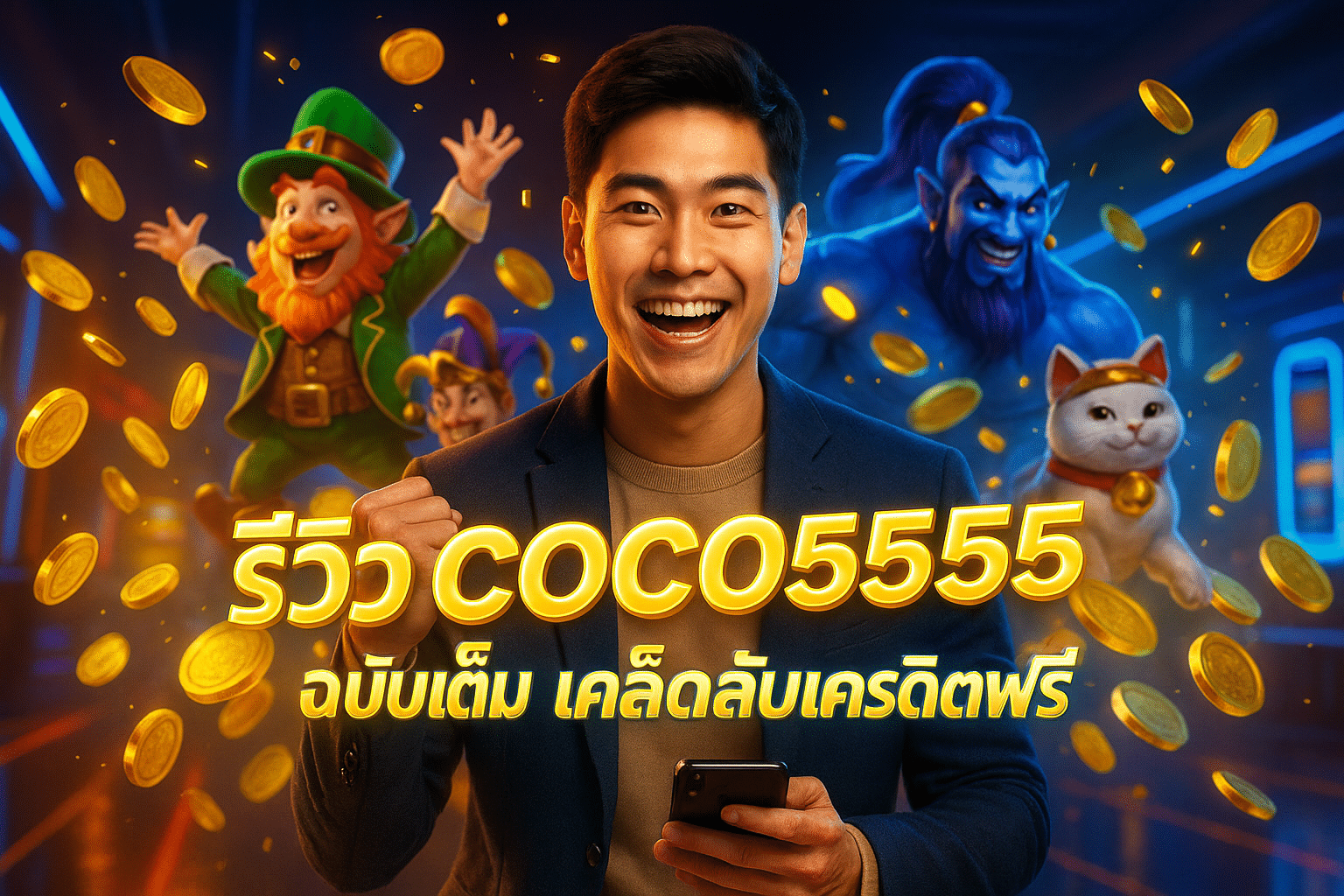 รีวิว COCO5555 ฉบับเต็ม เคล็ดลับเครดิตฟรี